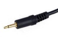 3mm (¼ inch) stereo phone plug or TRS connector (also called an audio jack, phone plug, jack plug, stereo plug, mini-jack, or mini-stereo), 5-pin XLR, or 3.