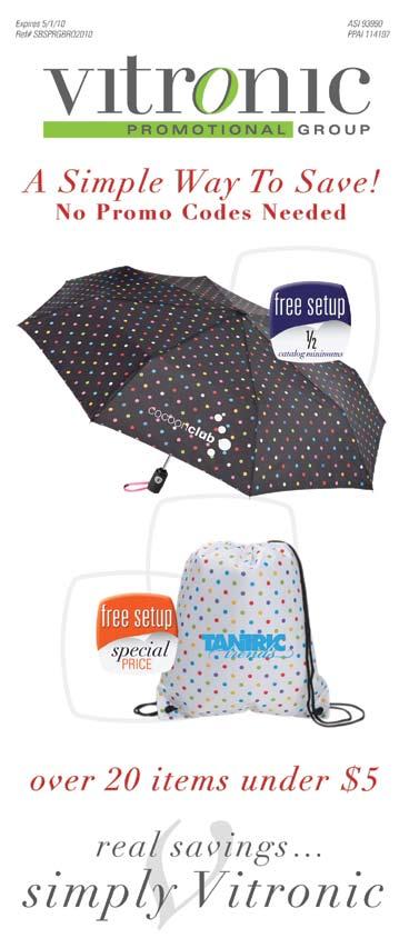 brand umbrellas EXCLUSIVELY from VITRONIC 12 FT812 totes Auto Open/Close Umbrella Arc: 43", folds to 11" 12 25 50