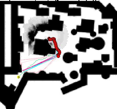 20 Experiences with an Interactive Museum Tour-Guide Robot (a) (b) Figure 13: Two integrated maps, acquired in situations where a massive congestion of the museum forced the robot to take a detour. 1. Inability to handle invisible obstacles.
