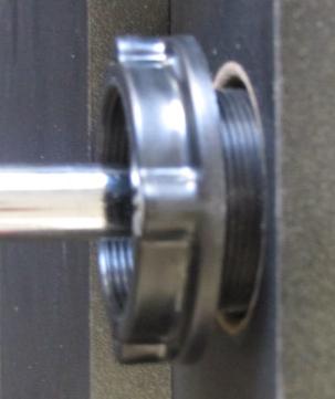 Slide bearing nut over handle &