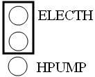Jumper Function Description Set to ELECTH for non heat pump system (Default).