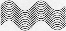 The distance between successive antinodes in the standing wave pattern shown to the right is equal to ½ wavelength. 35.