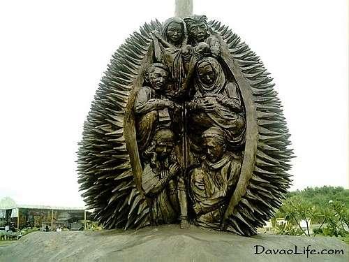 Durian sculpture at the