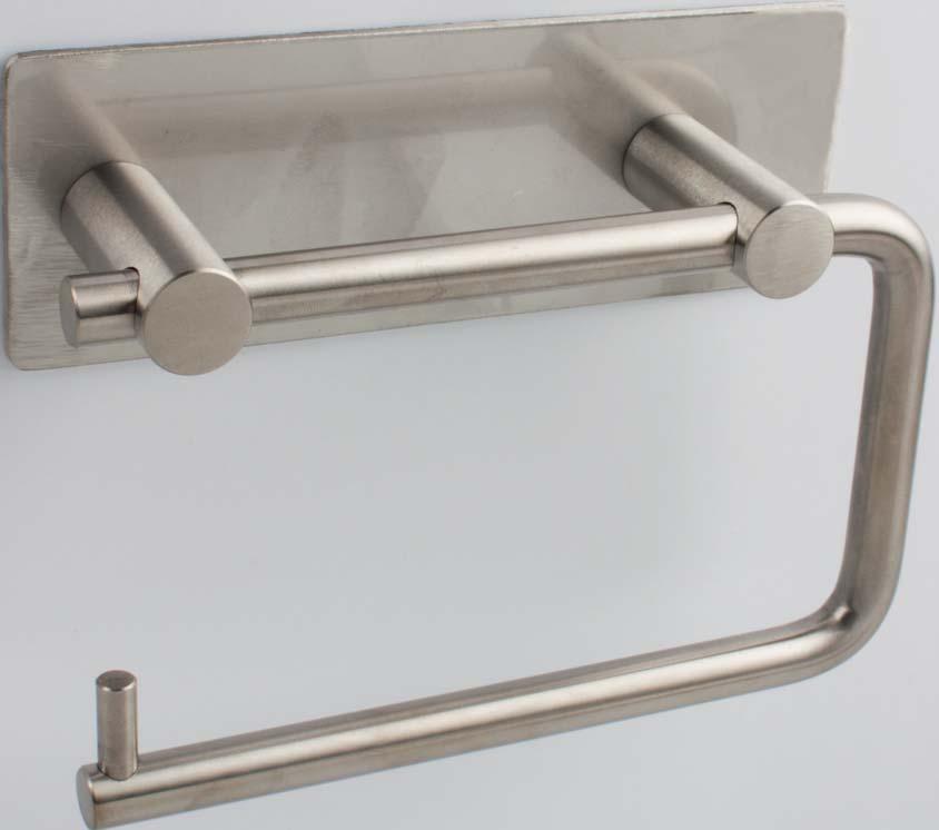 Toilet roll holder Toilet roll holder w/backplate W.140mm D.40mm H.90mm Sani no.