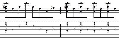 Applying Fingerstyle To The D7 Chord Exercise 1 Exercise 2 Week 6 - Day 4: The G/B Chord The G/B chord contains the notes B, D, and G. VS.