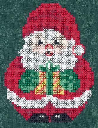 Page 14 Color Stop Thread Sheet Roly-Poly Santa with Package #4037 14 ct 71 x 93mm (2.79 x 3.64 ) #4038 16 ct 62 x 81mm (2.44 x 3.19 ) #4039 18 ct 55 x 72mm (2.17 x 2.
