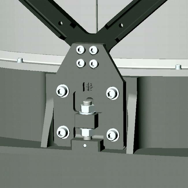 89-NOAO-4200-0021 Instrument Tilt Adjustment Assembly Figure 4.3.3.1. Move the telescope to orient instrument vertically.