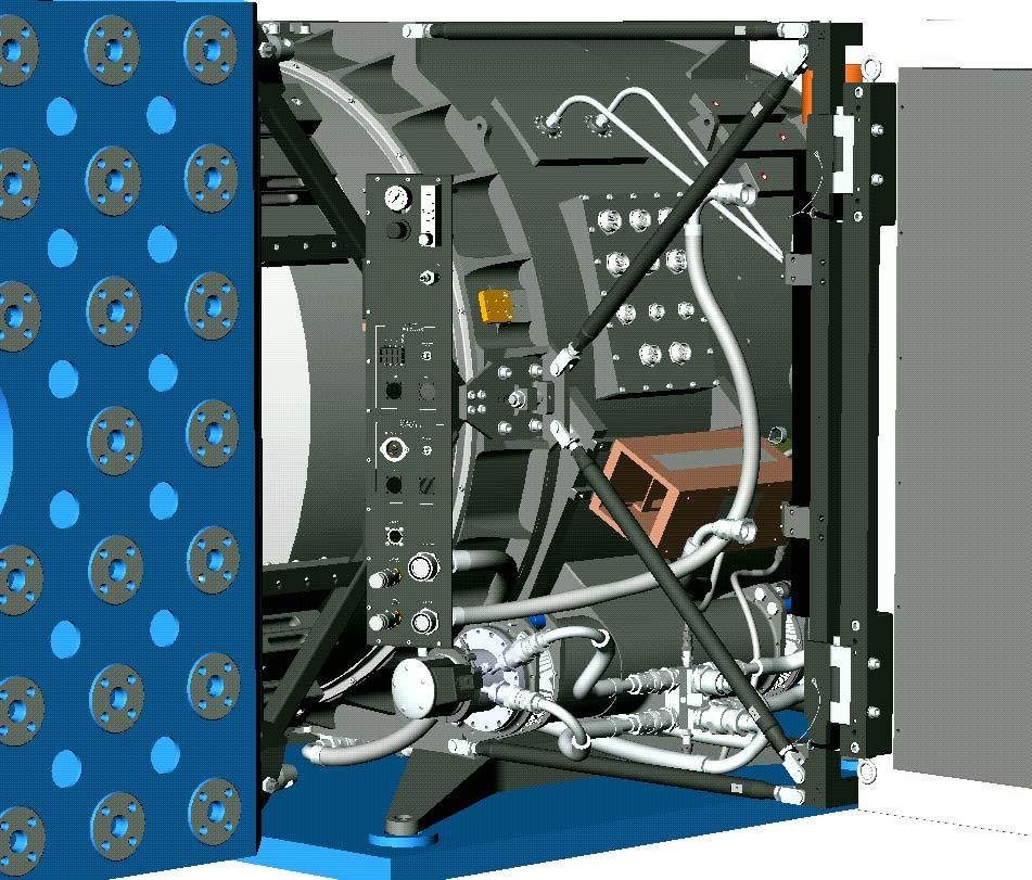 7. Special Reassembly Procedures A. Follow removal procedures in reverse order. 89-NOAO-4200-0129 Telescope Interface Panel Figure 4.3.1.6.