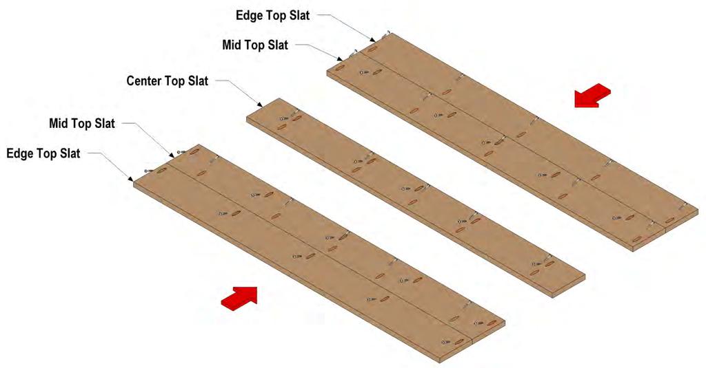 Step 7: Add a Shelf The Shelf consists of four slats that are attached edge-to-edge to form a solid-wood panel.