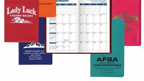 MORE POCKET PLANNERS MONTHLY POCKET PLANNERS in Vinyl Cases 100 Qty.