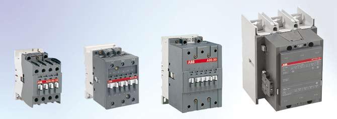 3 A and AF contactors A and AF contactors are suited for capacitor bank switching with peak currents lower than 30 times the rated current.