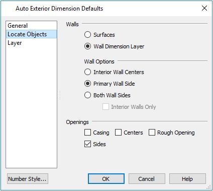 Chief Architect X9 User s Guide 3. Review each of the panels and settings available for setting up your Dimension Defaults. 4.