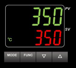 6. How to Set Temperature Controller Page 11 of 60 PV (Present temperature) SV (Set temperature) Parameter change Refer to Flow chart.