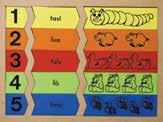 Counting To 10 Puzzle Colours Puzzle Wooden.