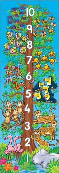 Number Puzzles Match and Count Learn to count from 1 to 20 by matching the simple picture cards with