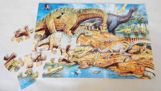 Dinosaur Puzzles Dinosaur Puzzle Set Set of 8 wooden puzzles (12 pieces each).