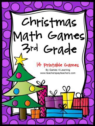 Christmas Math Games, Puzzles and Brain Teasers and to wish you