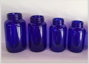 Cobalt Blue Glass Bottles for Tablet, GPI 400 Glass Tab Bottles Cobalt Blue Essential Oil Bottle 5ml, Din18 Cobalt Blue