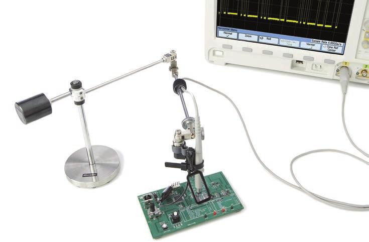 32 Keysight InfiniiVision Oscilloscope Probes and Accessories - Selection Guide Miscellaneous Accessories (Continued) Probe positioners Easy-to-manipulate probe arms for hands-free browsing One- or