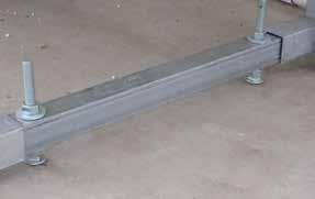 5 SET THE PROPER SLOPE (4"- 6") OF THE FODDER FRAME Assembly Instructions To ensure that water flows through and properly drains from the fodder channels, a 4"-6" slope toward the drain end of the