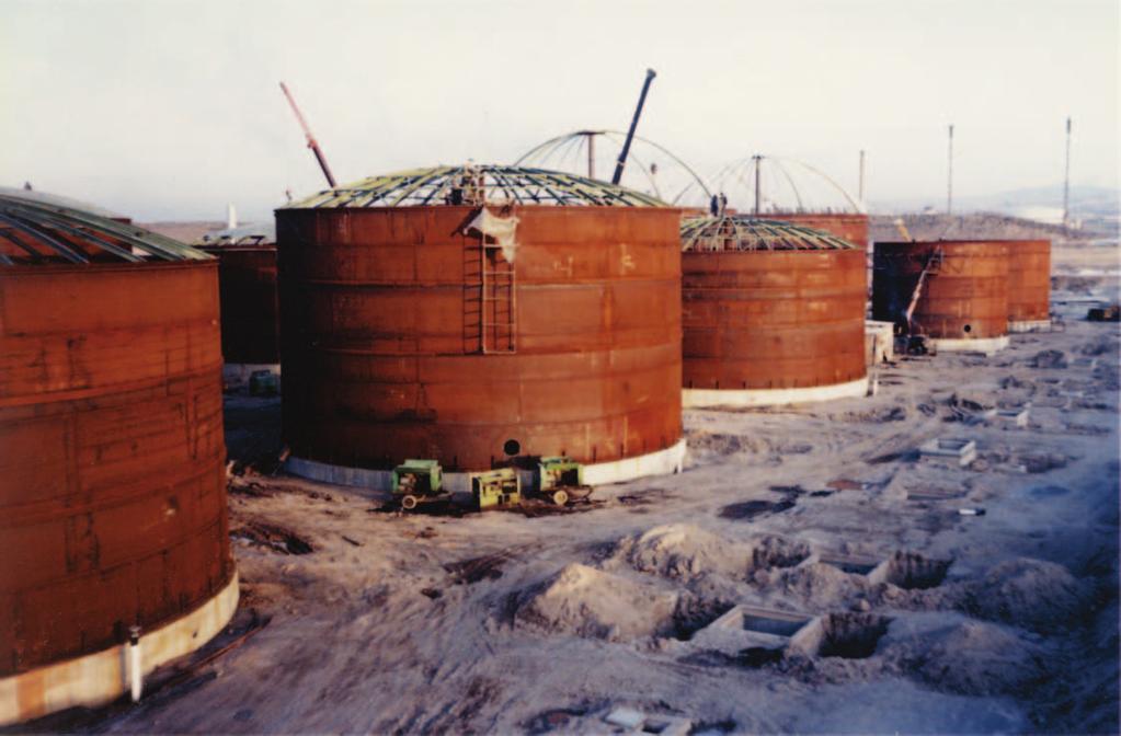 systems, waste water treatment and a cooling tower;