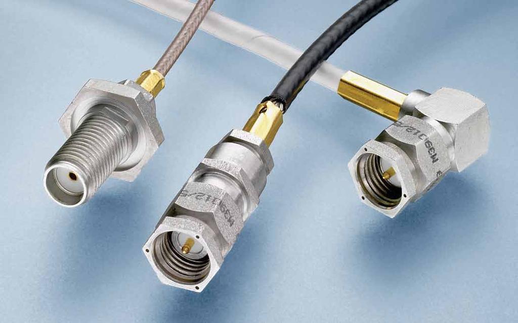 F and G Series Connectors SMA Connectors Miniature connector series ideally suited for CATV applications.