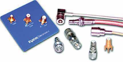 QMA Connectors SMB/Type 43 Connectors Subminiature connector with quick lock coupling designed for performance through 18 GHz.