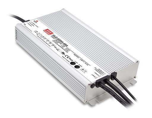 600W Single Output Switching Power Supply F 110 M M SELV IP65 IP67 Features Universal AC input / Full range (up to 305VAC) Built-in active PFC function No load power consumption <0.