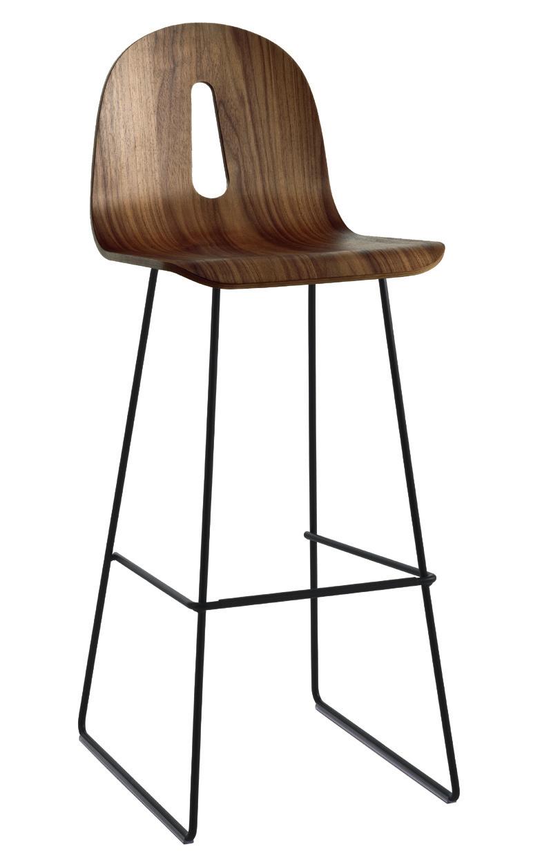 indoor stools STOOLS 1 2 GOTHAM WOODY design by Chairs & more for jane hamley wells 1 BAR STOOL SLED BASE 2 BAR STOOL SLED BASE UPHOLSTERED 16.3W x 21.3D x 43.3OH/32.