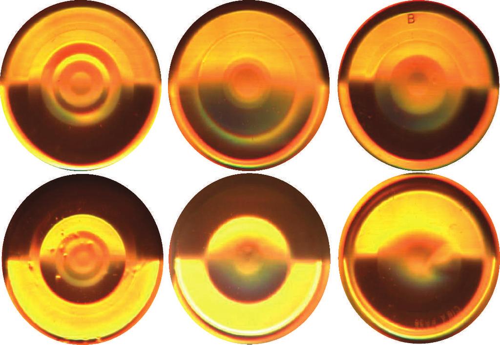 4 Power Profiles of Multifocal Soft Contact LensesVKim et al. CLOQA Images Selected CLOQA images are shown in Fig. 1 where the design features and/or detection of possible defects are easily observed.