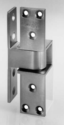 Hinge Selection Raised Barrel Hinge If the door is not flush with the frame but rather is sitting back in a deep reveal from the face of the frame a Full Mortise Raised Barrel Hinge may be used in