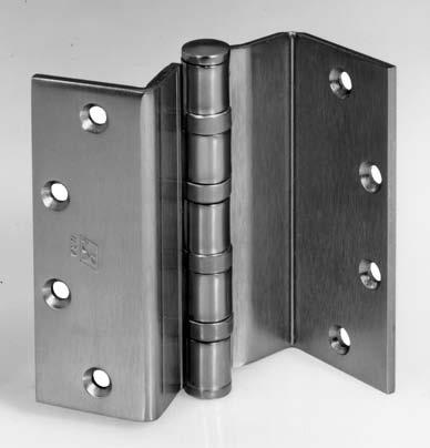 Hinge Selection Special Flush Door/Wall/Frame Applications Swing Clear Hinge A condition which is common in barrier free openings, and especially in hospitals, is how to remove the door edge from the