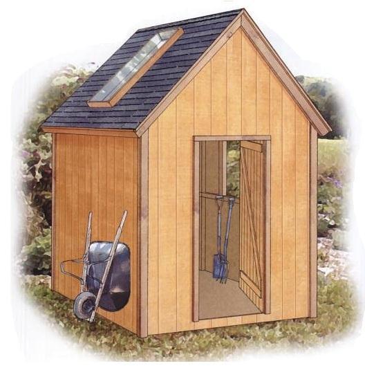 8 x 10 Timber-frame Garden Shed Includes: Step-By-Step Instructions, Complete Details & Materials Lists Timber-framing is a traditional building method that uses a simple framework of heavy timber