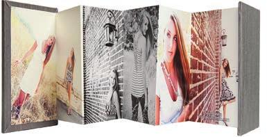35+ Cover Options in Printed Paper, Leather or Fabric Super Mini Album Accordion Book 2.5x3.