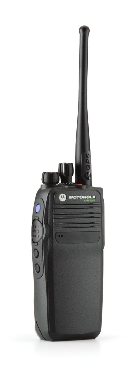 XPR 6300/6350 Non-Display Portable Radios 1 Tri-color LED indicator for clear, visible feedback of calling, scanning and monitoring features.