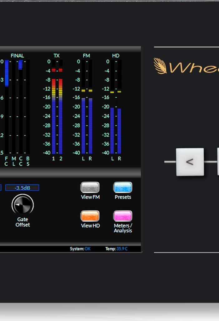 Wheatstone s Vorsis audio processing line. Golden ears sound at a midrange price.