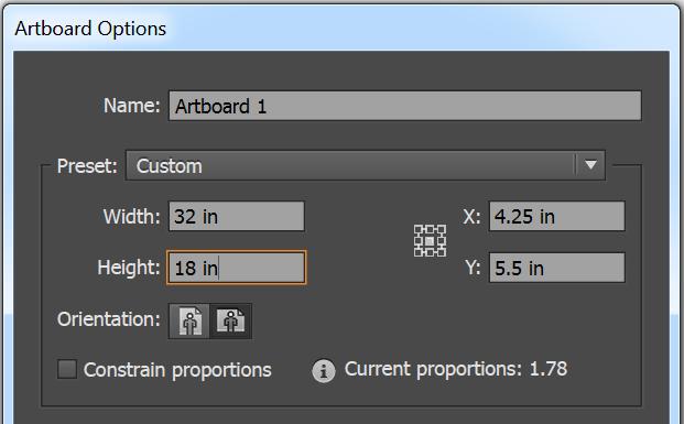 Make sure your Artboard Width is set to 32 (or 24 ) and Height is