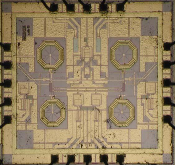 Measurement Data and Die Photo 0.25µm CMOS 1V, 2.5mA, 2.
