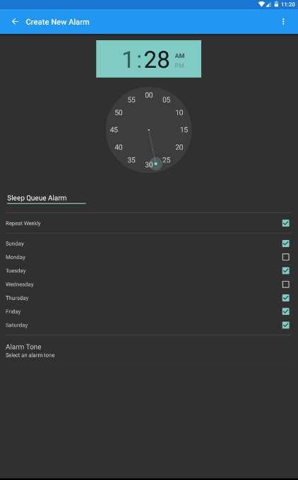 Set music for an alarm 5. View the graph of sleep data 6.