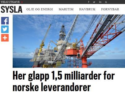 Wake-up calls in 2012 and 2013: Norwegian industry lost 0-7 Norwegian