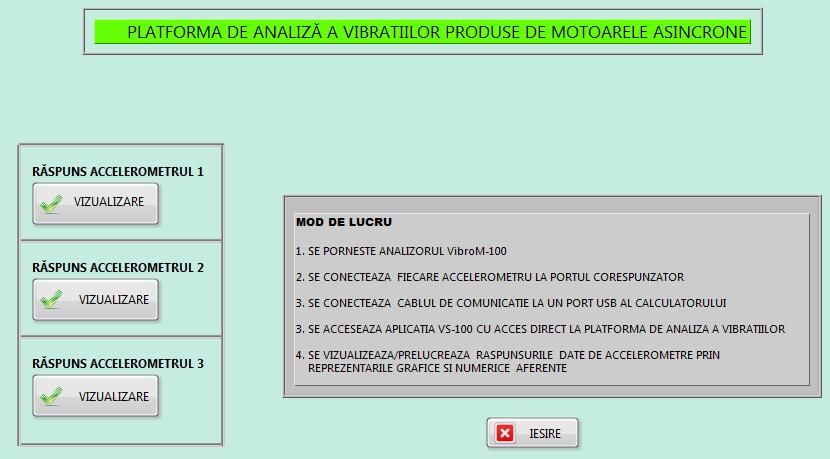 39 a) Analizorul Vibro M-100; b) Microfonul condensator Funcţia de analiză a vibraţiilor permite vizualizarea