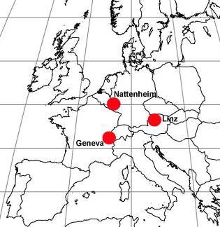 90NM x 90NM (Each System) Located in Germany, Austria and Switzerland.
