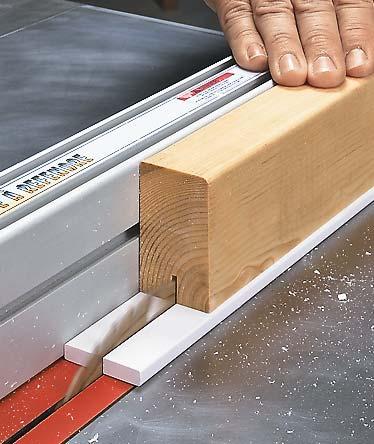 The boards have predictably straight edges that yield accurate rips and crosscuts.