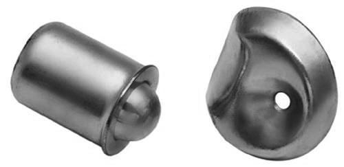 Plunger Receptacle: 1/2" x 7/16". Mounting flange: 7/8" x 2" with screw holes on 1-1/2" centers. Keyed alike, non-rekeyable.