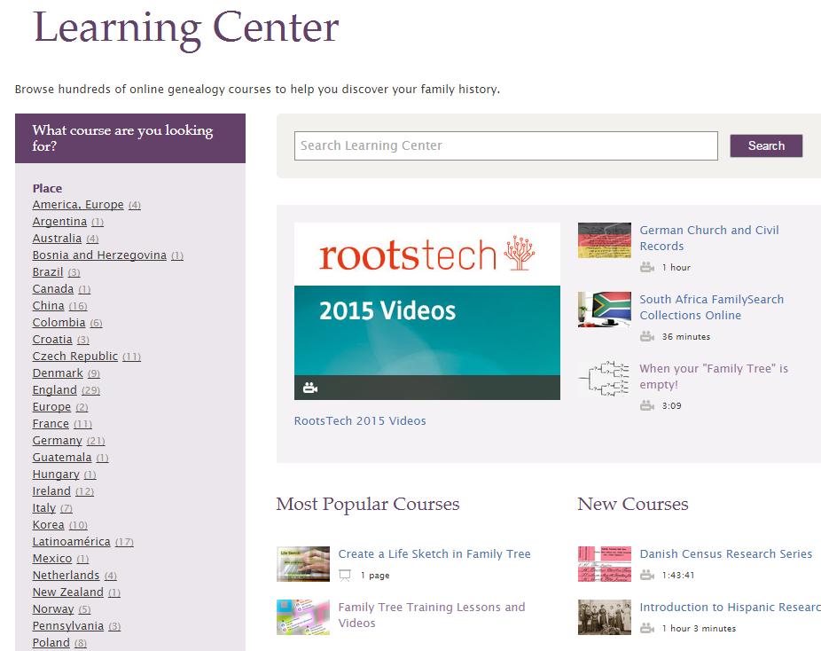 Learning Center If you need something not listed, describe and
