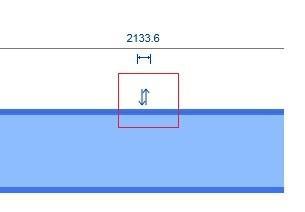 orientation of the wall between exterior and interior, select the wall and click the blue flip arrows that are displayed near it.