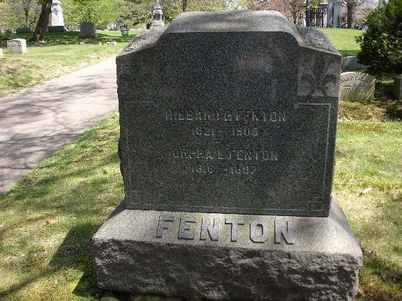 Hibbard P. Fenton 1821 1905 Orpha E. Fenton 1816 1897 Figure 16. Gravestone of Orpha Maxham Fenton. Otis H.