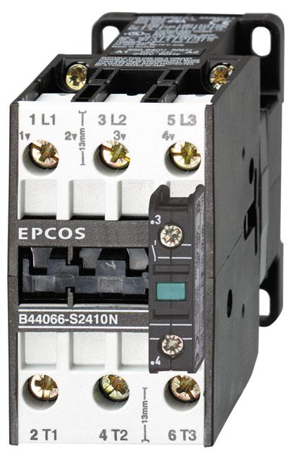 Factor Correction Systems B440S N0 B440S99J0 Construction Cost efficient Optimized for capacitor switching Long useful life of main contacts of capacitor contactor Easy