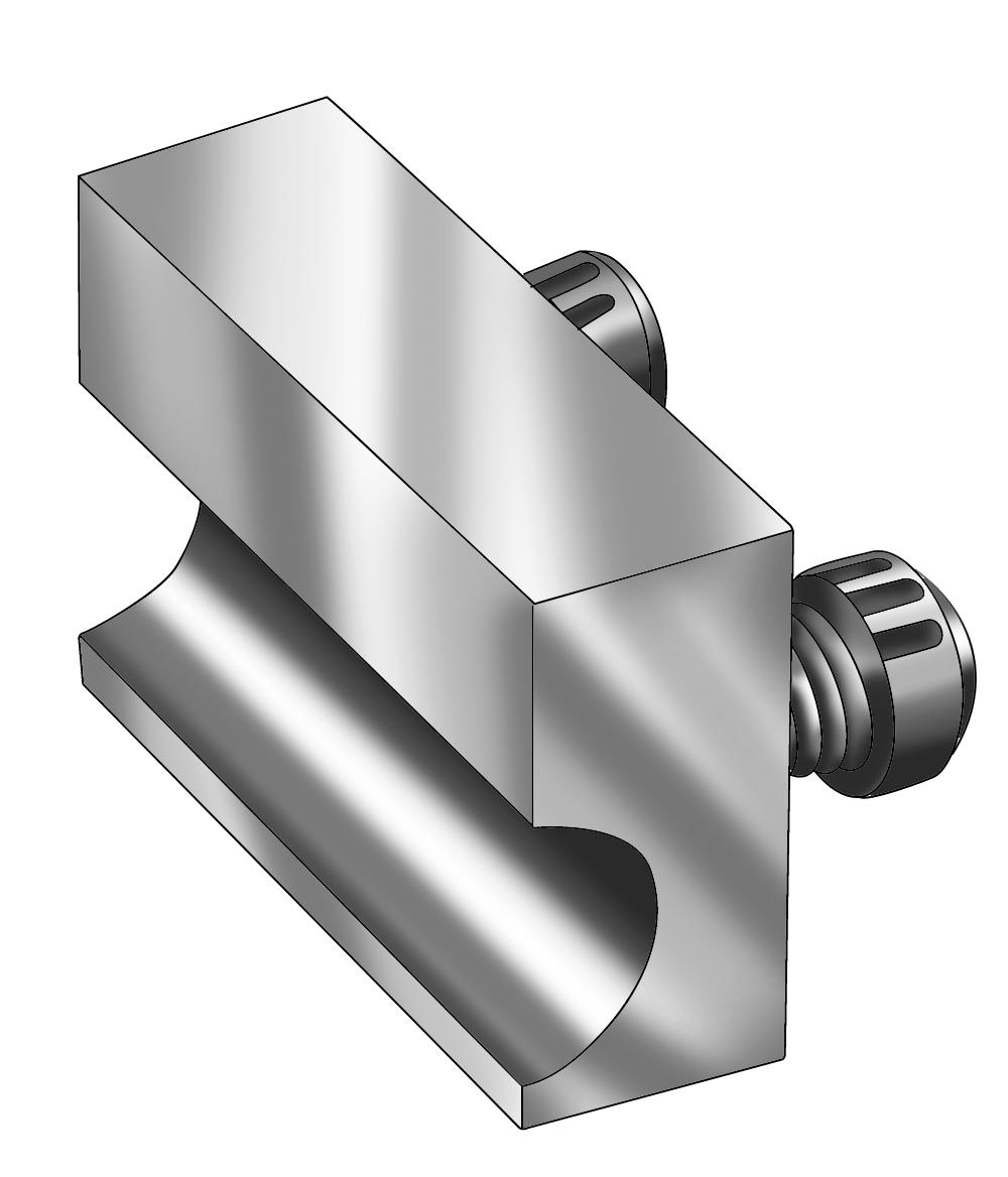 # BENDER TOOLING DESCRIPTION FOLLOW BLOCK GROOVED RADIUS COLLAR STYLE A (USE WITH QUIK-LOK CLAMP) CLAMP BLOCK (USE WITH