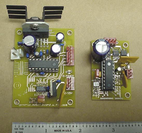 Current Amplification & Control (using a chopper amplifier) Chopper current amplifiers can be packaged together with the transistors in an H bridge configuration on a single IC to produce a motor